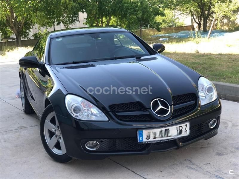 Negro Usado 2009 Mercedes SLK200 2LOOK Edition Descapotable | 14.500 € (Precio justo) - Imagen 1/4