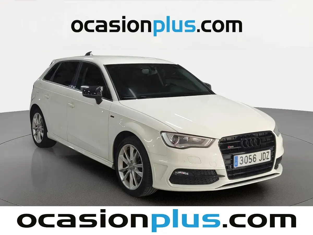 Usado Audi A3 Sportback S-Line 125 CV (91 kW) 2015 Blanco Utilitario