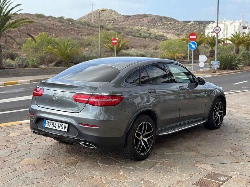 Usado Mercedes GLC220 170 CV (125 kW) 2017 Gris / plata Coupe