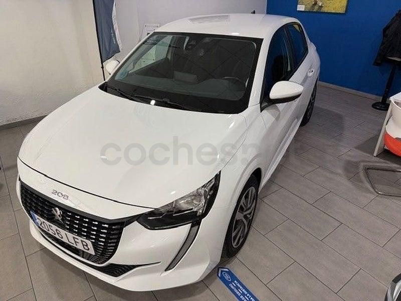 Usado Peugeot 208 Active 100 CV (73 kW) 2020 Blanco Utilitario