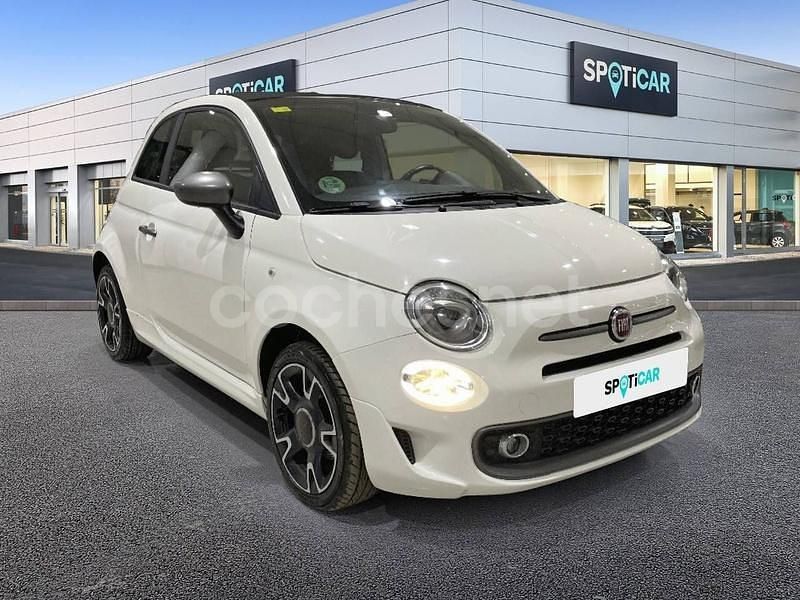 Usado Fiat 500C S 69 CV (50 kW) 2018 Blanco Descapotable