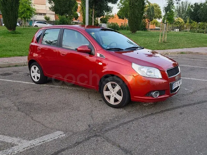 Usado Chevrolet Aveo LS 84 CV (61 kW) 2009 Granate Berlina