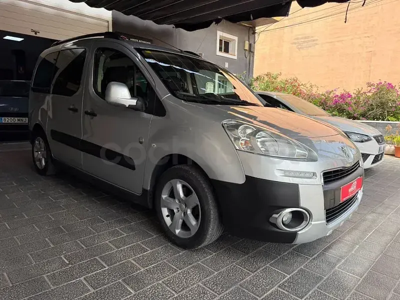 Usado Peugeot Partner Tepee Outdoor 115 CV (84 kW) 2015 Gris / plata Monovolumen