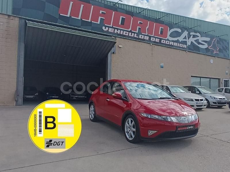 Rojo Usado 2009 Honda Civic Sport Berlina | 7590 € (Precio justo) - Imagen 1/4