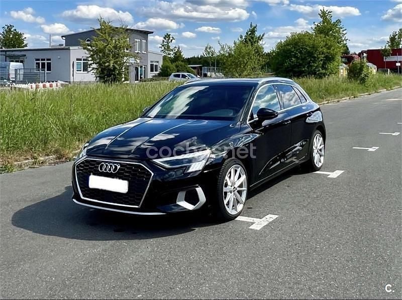 Negro Usado 2021 Audi A3 Sportback e-tron S-Line Utilitario | 24.900 € (Precio justo) - Imagen 1/4
