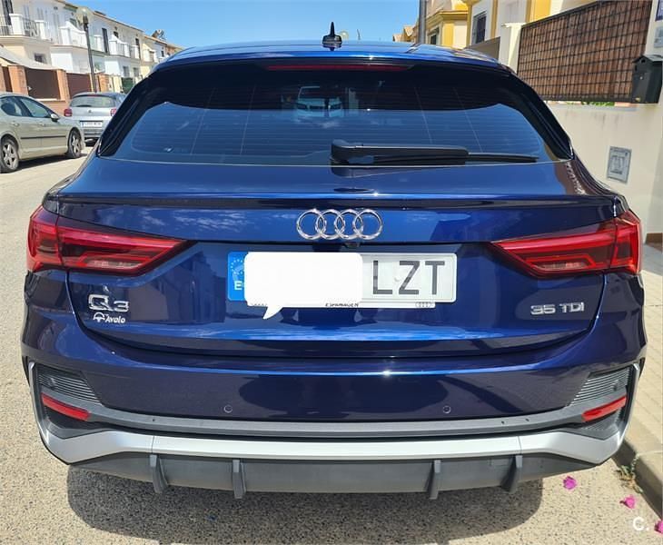 Usado Audi Q3 Sportback S-Line 150 CV (110 kW) 2022 Azul SUV
