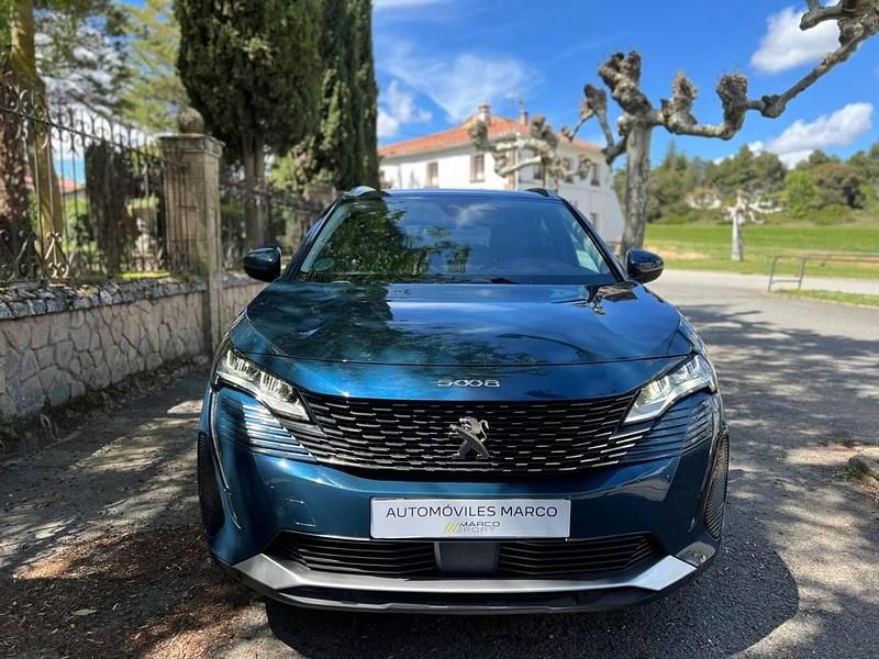 Usado Peugeot 5008 Allure 130 CV (95 kW) 2021 Azul Monovolumen