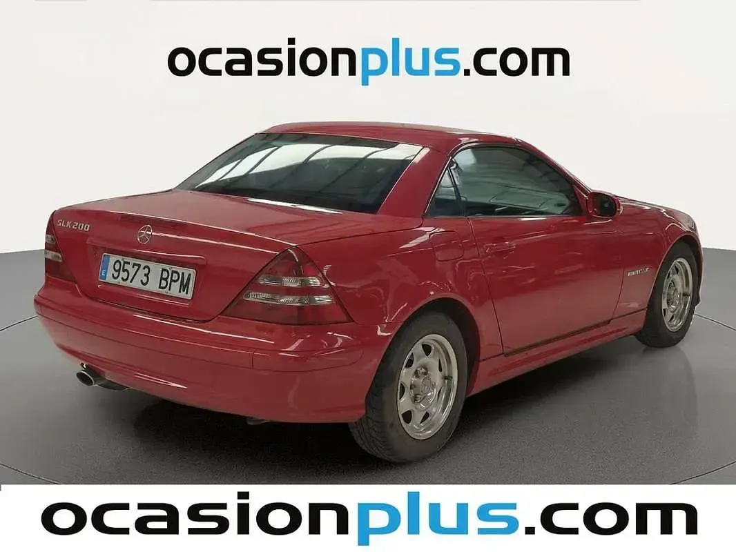 Usado Mercedes SLK200 163 CV (119 kW) 2001 Rojo Descapotable