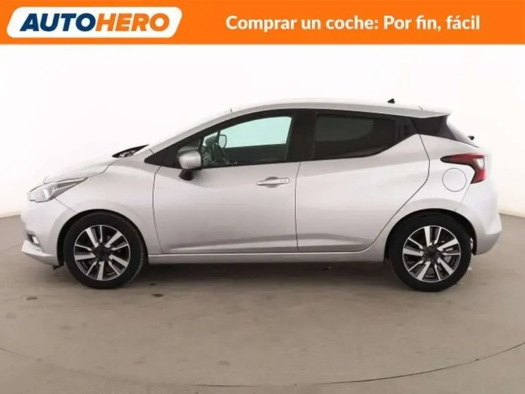 Usado Nissan Micra N-Connecta 90 CV (66 kW) 2018 Gris Utilitario
