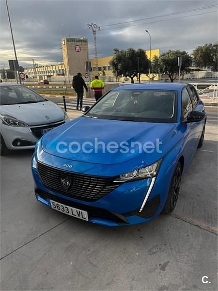 Usado Peugeot 308 Allure 130 CV (95 kW) 2021 Azul Berlina