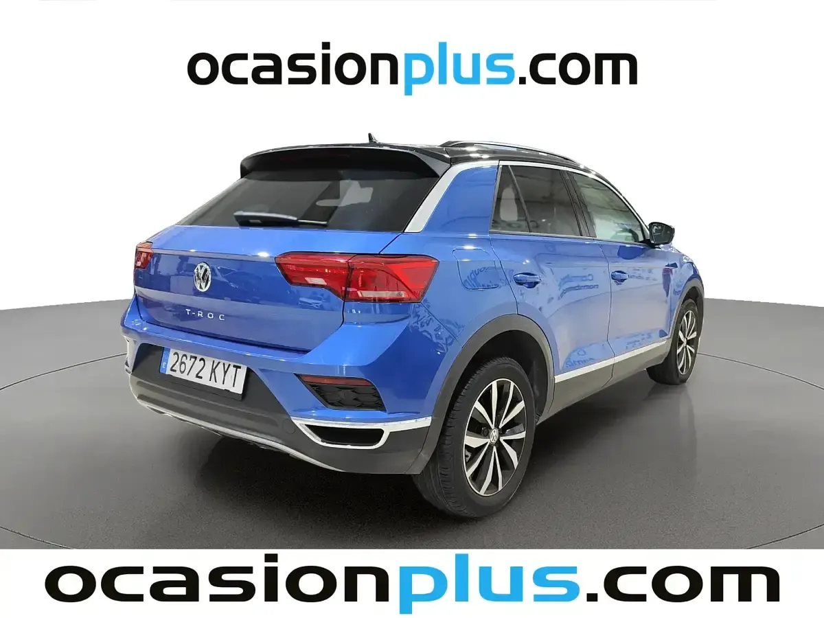 Usado VW T-Roc Advance 115 CV (84 kW) 2019 Azul SUV