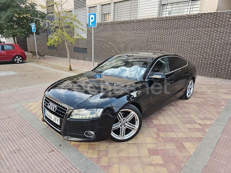 Negro Usado 2012 Audi A5 Sportback Exclusive Utilitario | 10.600 € (Super precio) - Imagen 1/4