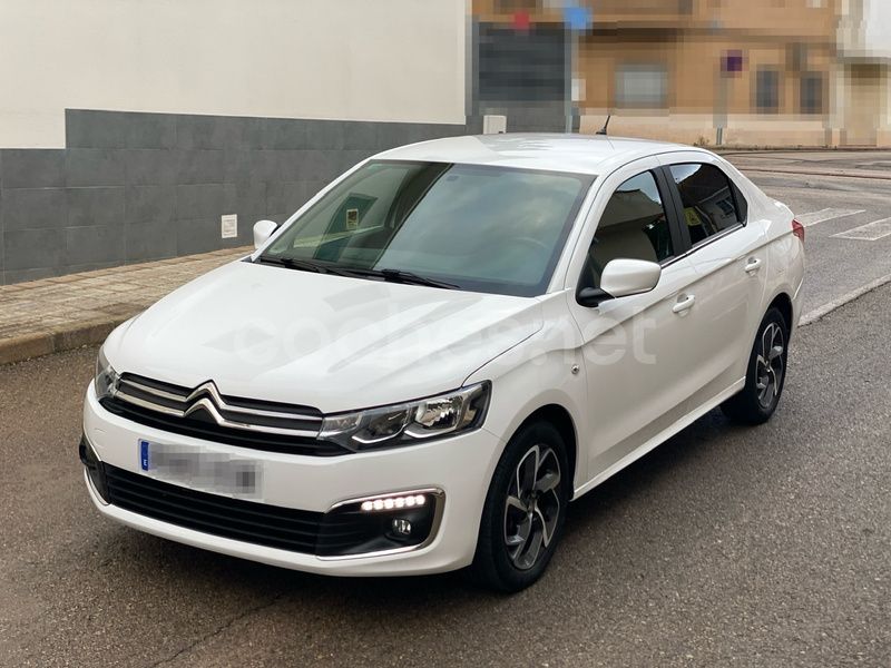 Blanco Usado 2019 Citroën C-Elysee I PureTech Berlina | 9900 € (Precio justo) - Imagen 1/4