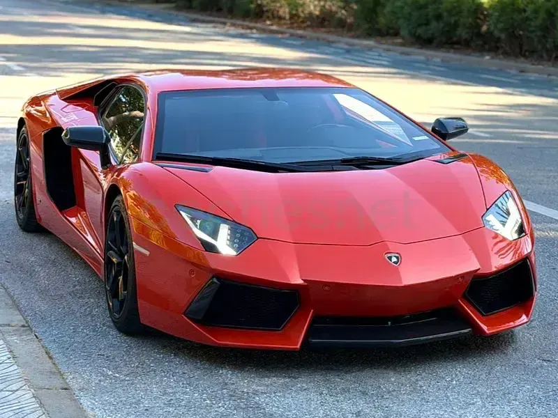 Usado Lamborghini Aventador 700 CV (514 kW) 2012 Naranja Coupe