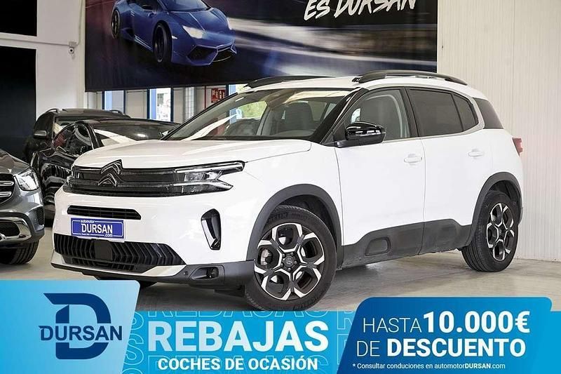 Blanco Usado 2023 Citroën C5 Aircross PureTech SUV | 20.990 € (Un poco caro) - Imagen 1/4