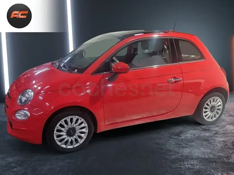 Usado Fiat 500 Lounge 69 CV (50 kW) 2019 Rojo Berlina