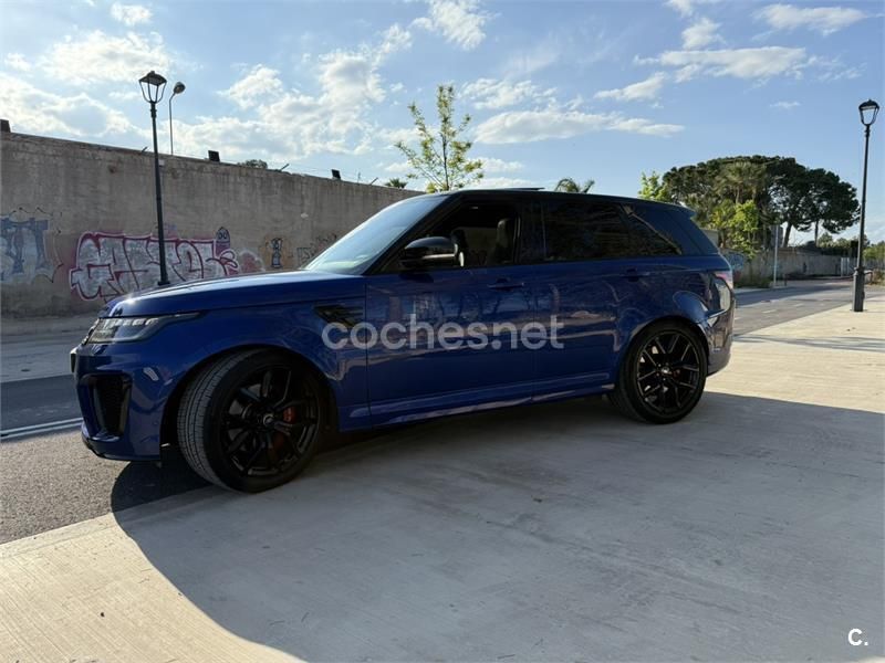 Usado Land Rover Range Rover Sport SVR 575 CV (422 kW) 2019 Azul SUV