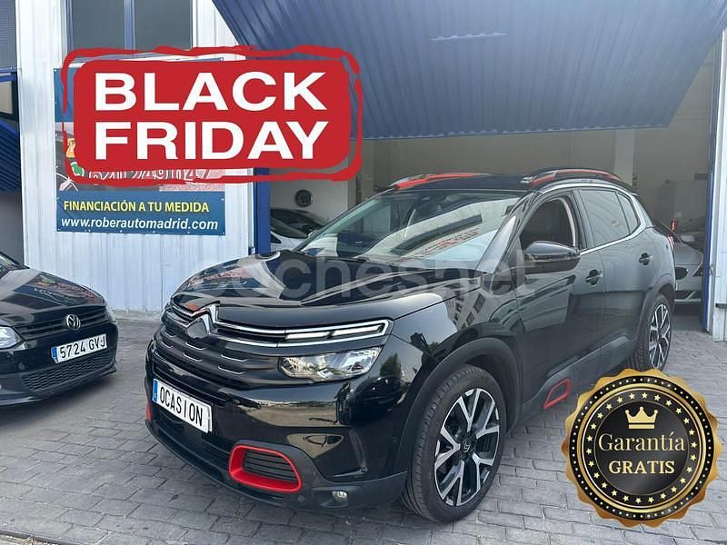 Negro Usado 2019 Citroën C5 Aircross PureTech SUV | 10.699 € (Precio justo) - Imagen 1/4