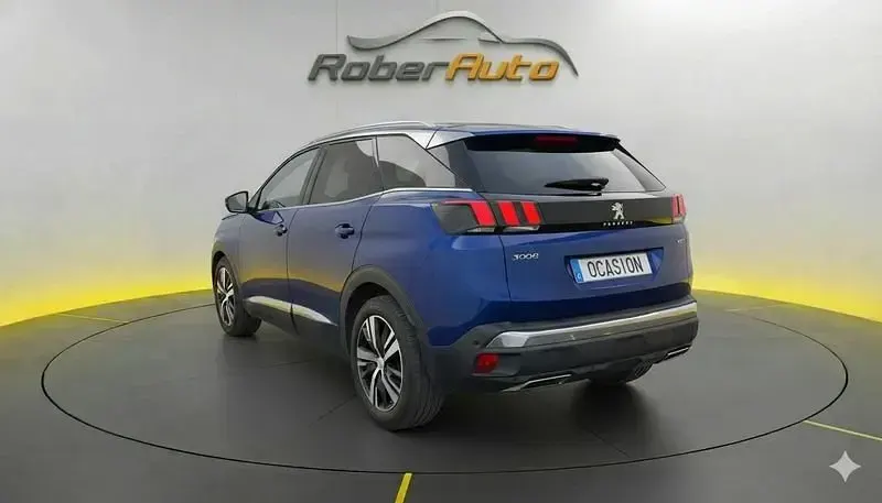 Usado Peugeot 3008 GT-line 130 CV (95 kW) 2018 Azul SUV