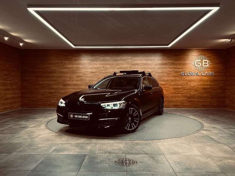 Negro Usado 2018 BMW 520 Familiar | 27.399 € (Precio justo) - Imagen 1/4
