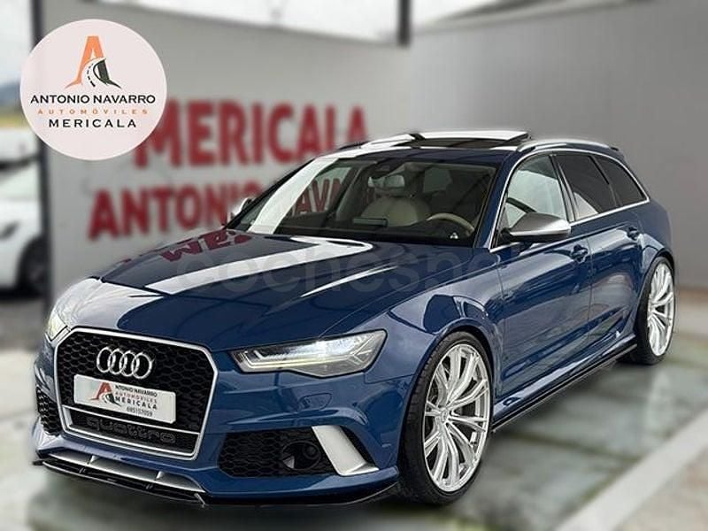 Usado Audi RS6 Performance 605 CV (444 kW) 2018 Azul Familiar