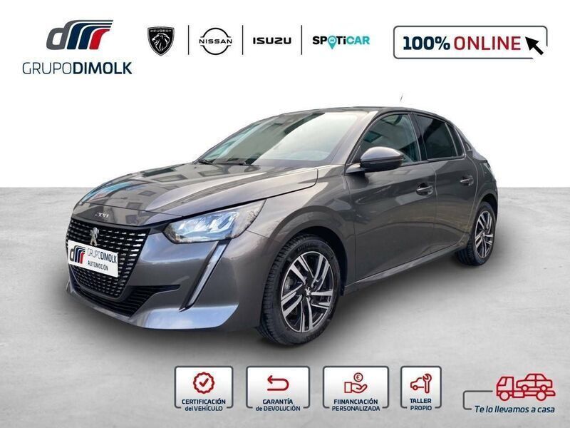 Usado Peugeot 208 Allure 100 CV (73 kW) 2020 Gris Utilitario