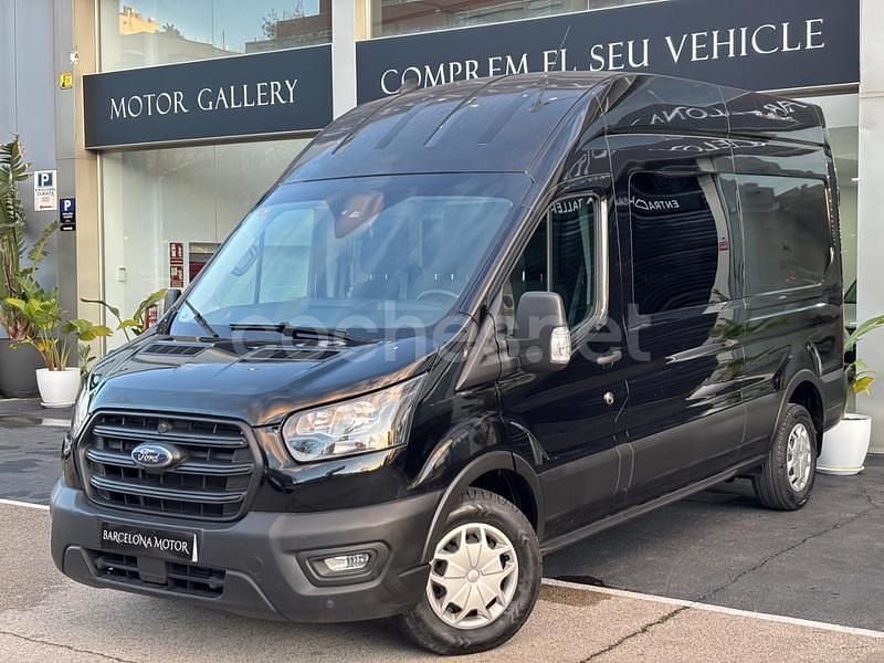 Negro Usado 2022 Ford Transit Custom Limited Monovolumen | 29.990 € (Precio justo) - Imagen 1/4