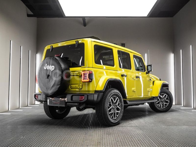 Amarillo Usado 2023 Jeep Wrangler Sahara SUV | 64.999 € (Buen precio) - Imagen 1/4
