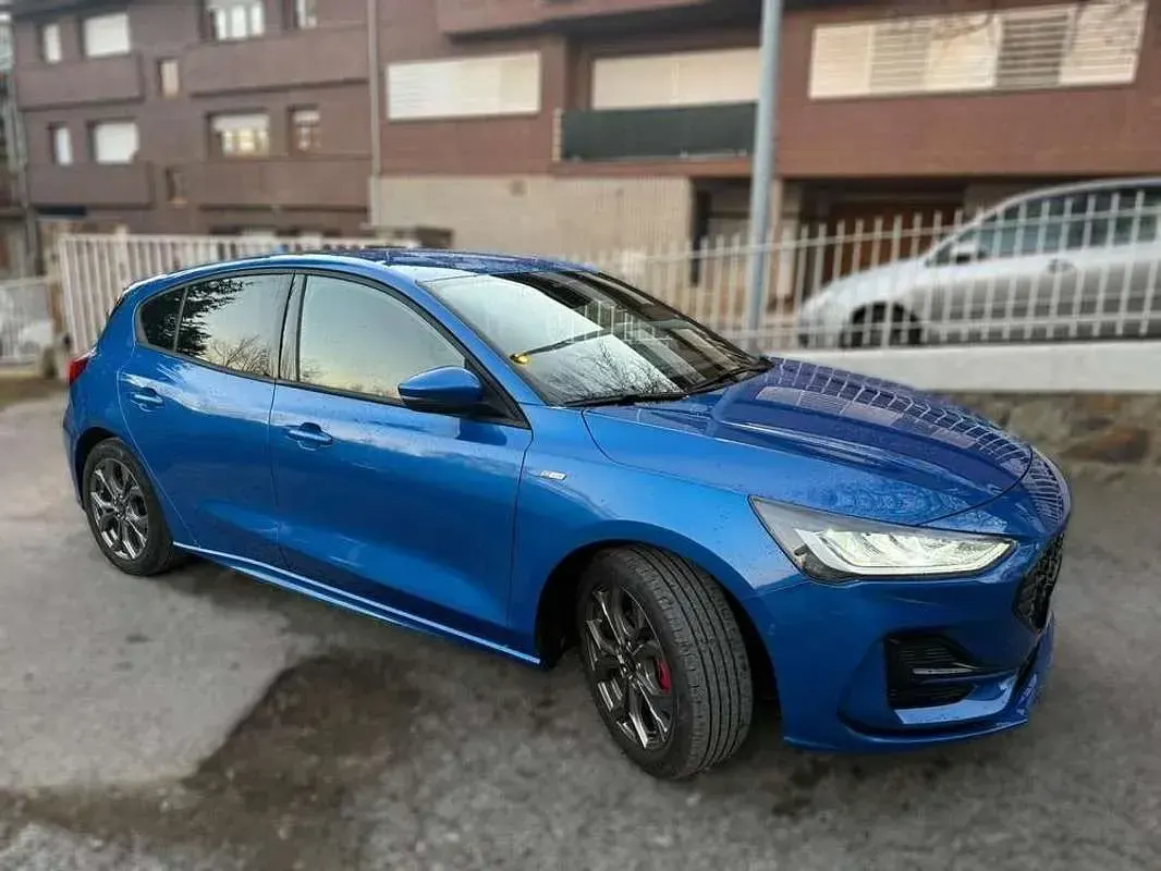 Brugt Ford Focus ST-Line 125 HK (91 kW) 2022 Blå Sedan