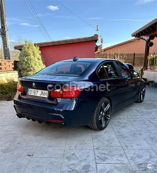 Usado BMW 320 Efficient Dynamics 163 CV (119 kW) 2012 Azul Berlina