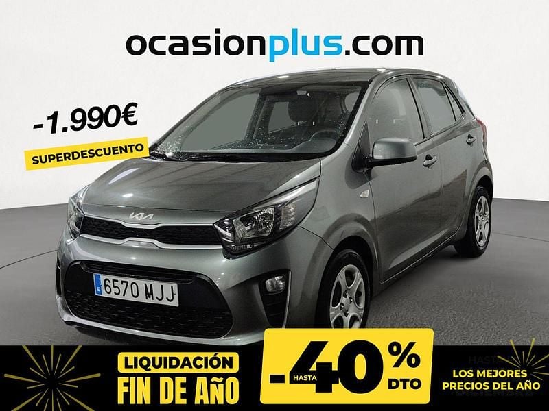 Gris Usado 2023 Kia Picanto Utilitario | 11.250 € (Precio justo) - Imagen 1/4