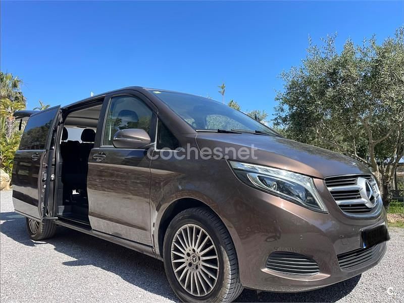 Usado Mercedes V220 Exclusive 163 CV (119 kW) 2019 Marrón Monovolumen
