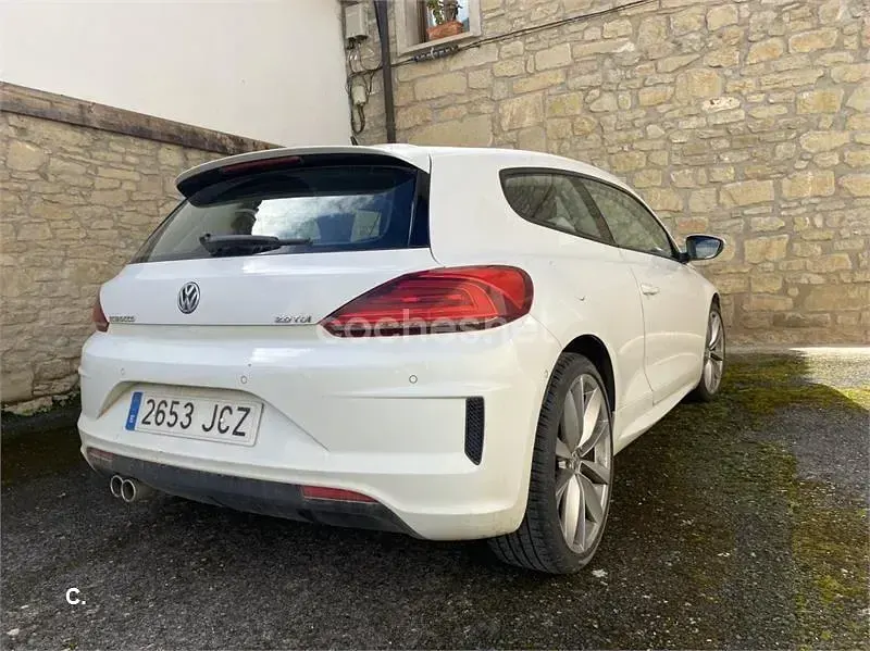 Brugt VW Scirocco R-line 184 HK (135 kW) 2015 Hvid Coupe