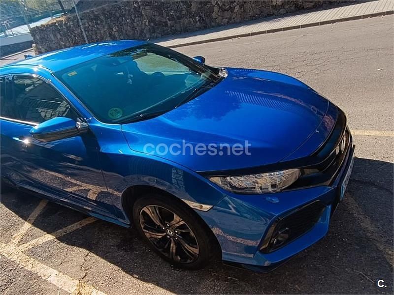 Azul Usado 2018 Honda Civic Sport Berlina | 22.000 € (Precio justo) - Imagen 1/4