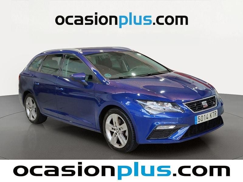 Usado Seat Leon FR 150 CV (110 kW) 2019 Azul Monovolumen