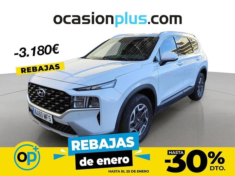Blanco Usado 2023 Hyundai Santa Fe SUV | 34.990 € (Precio justo) - Imagen 1/4