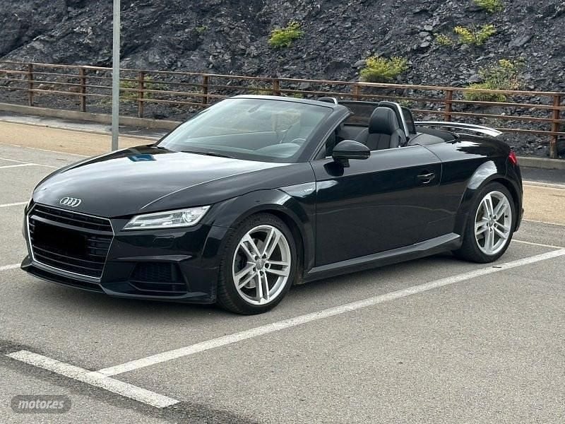 Negro Usado 2015 Audi TT S-Line Descapotable | 24.999 € - Imagen 1/4