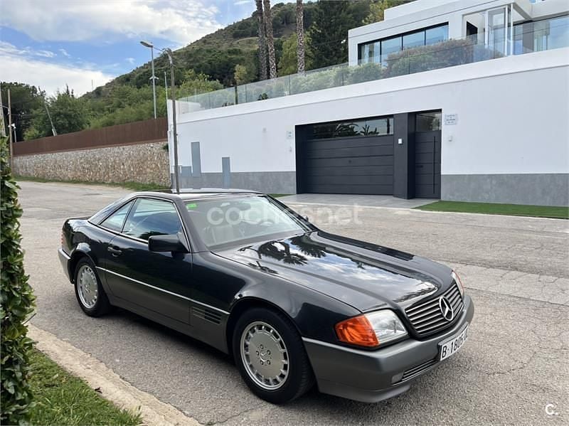 Usado Mercedes SL320 231 CV (169 kW) 1995 Gris / plata Descapotable