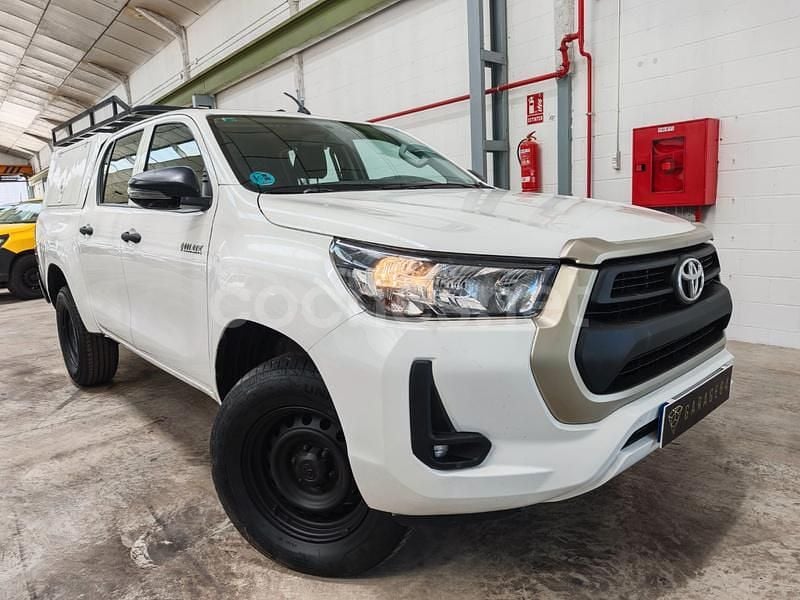 Blanco Usado 2021 Toyota HiLux Recogida | 24.990 € (Buen precio) - Imagen 1/4