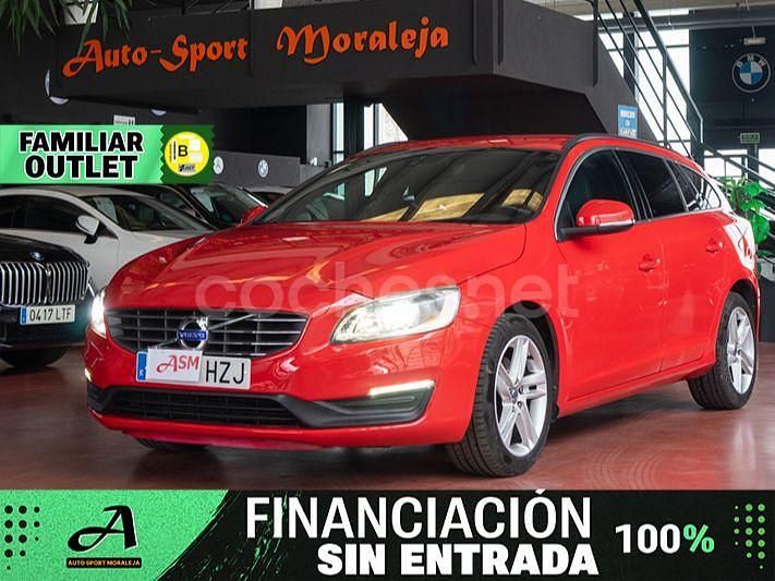 Rojo Usado 2014 Volvo V60 Kinetic Familiar | 8900 € (Caro) - Imagen 1/4