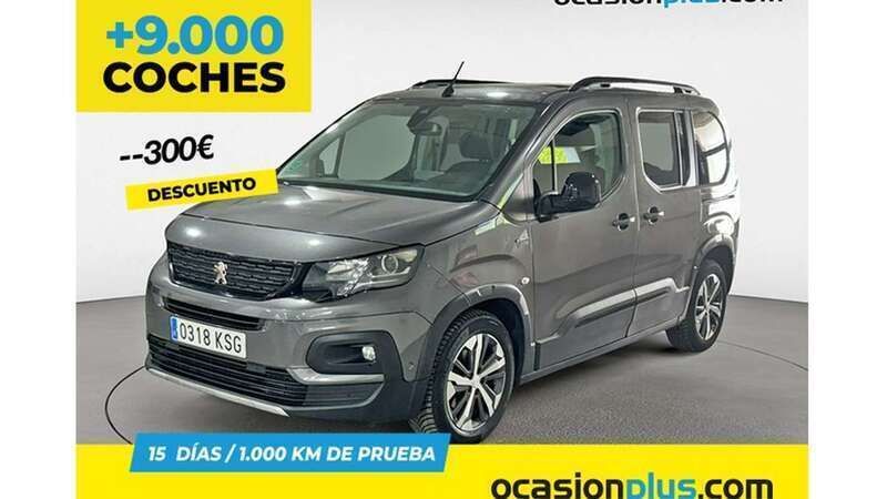 Gris Usado 2018 Peugeot Rifter GT-line Monovolumen | 19.000 € (Un poco caro) - Imagen 1/4