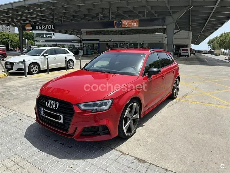 Usado Audi A3 S-Line 190 CV (139 kW) 2017 Rojo Berlina