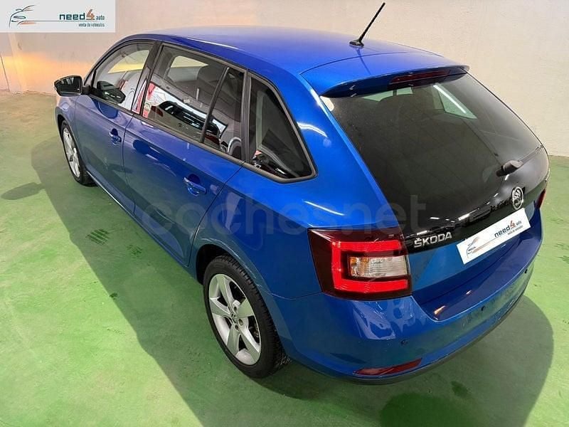 Usado Skoda Rapid Ambition 90 CV (66 kW) 2016 Azul Utilitario