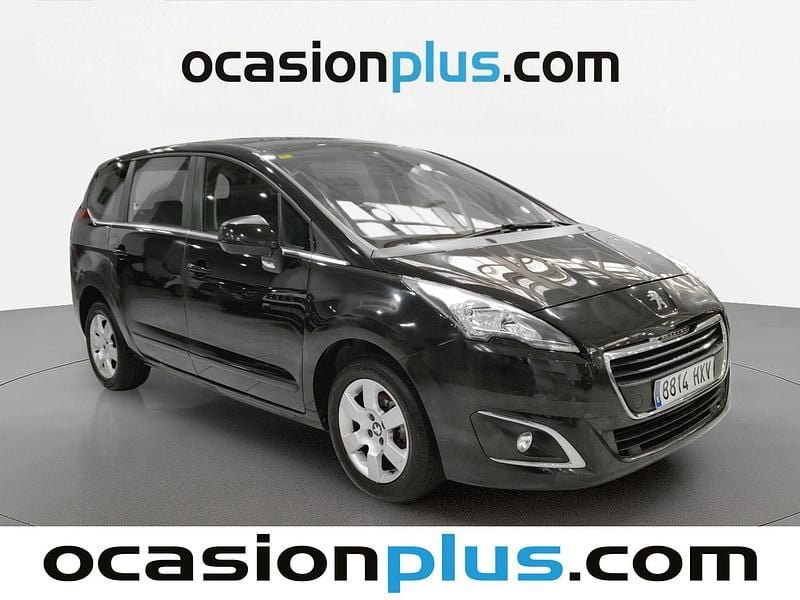 Usado Peugeot 5008 Active 115 CV (84 kW) 2014 Negro Monovolumen