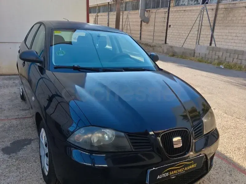 Usado Seat Ibiza Reference 70 CV (51 kW) 2008 Negro Berlina