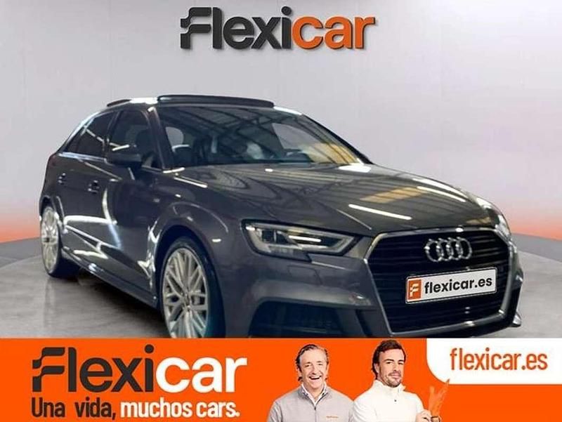 Gris Usado 2017 Audi A3 Sportback S-Line Utilitario | 18.490 € (Caro) - Imagen 1/4