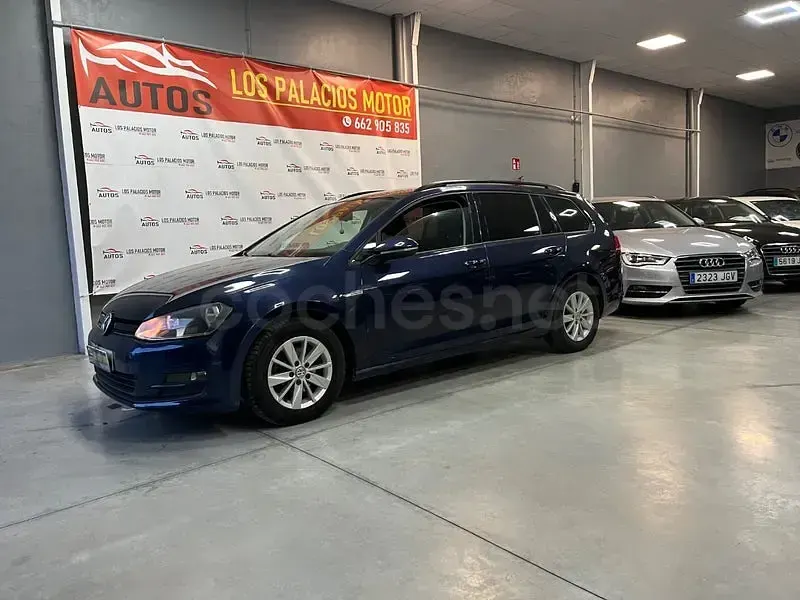 Usado VW Golf VII Sportline 110 CV (80 kW) 2015 Azul Familiar