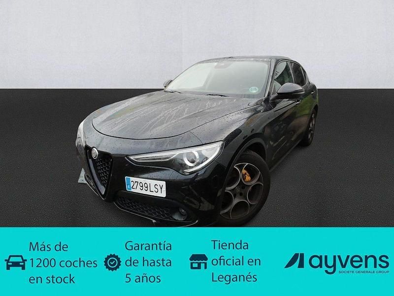 Negro Usado 2021 Alfa Romeo Stelvio Sprint SUV | 23.200 € (Precio justo) - Imagen 1/4