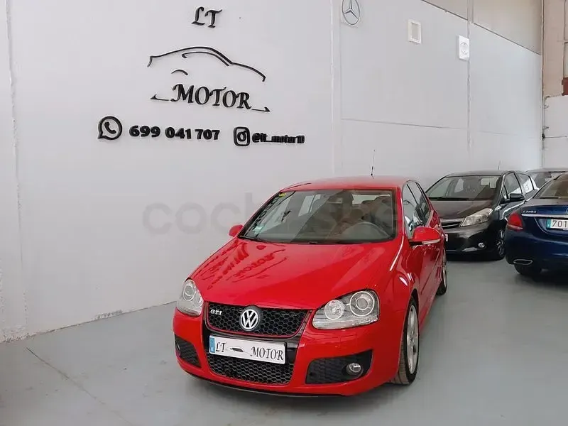 Usado VW Golf VI GTI 200 CV (147 kW) 2008 Rojo Utilitario