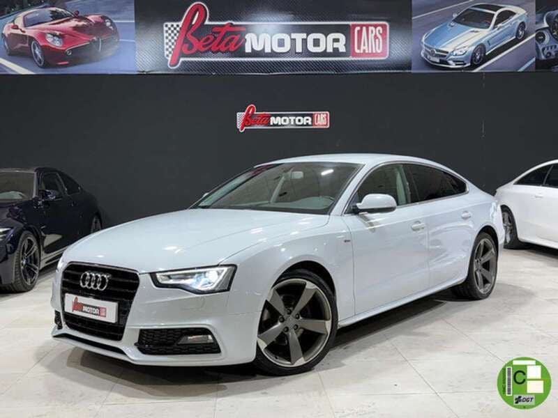 Blanco Usado 2015 Audi A5 Sportback S-Line Berlina | 16.490 € (Buen precio) - Imagen 1/4